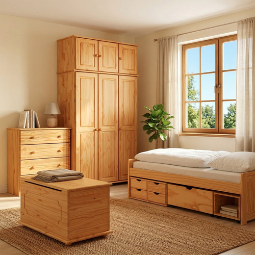 Jednolůžko se zásuvkami MAXIMA