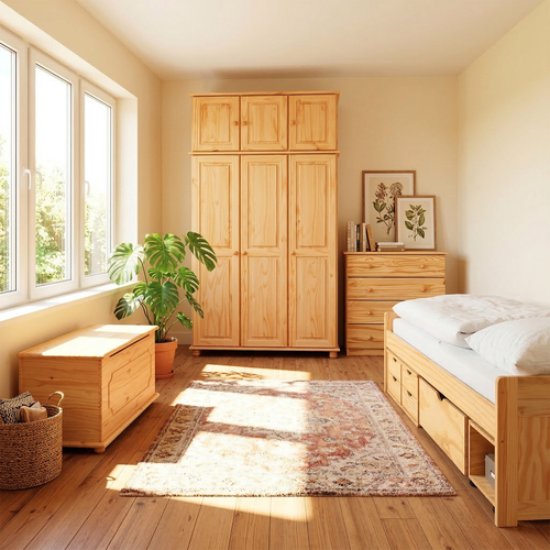 Jednolůžko se zásuvkami MAXIMA