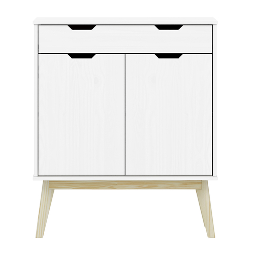 Komoda 2 dveře + 1 zásuvka BONITO bílý lak