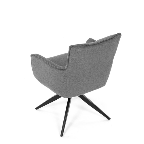 Jídelní židle, šedá, látka, DCH-P3170 GREY2
