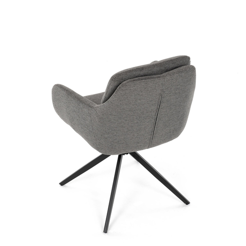 Jídelní židle, šedá, látka, DCH-P3174 GREY2