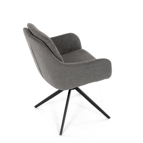 Jídelní židle, šedá, látka, DCH-P3174 GREY2
