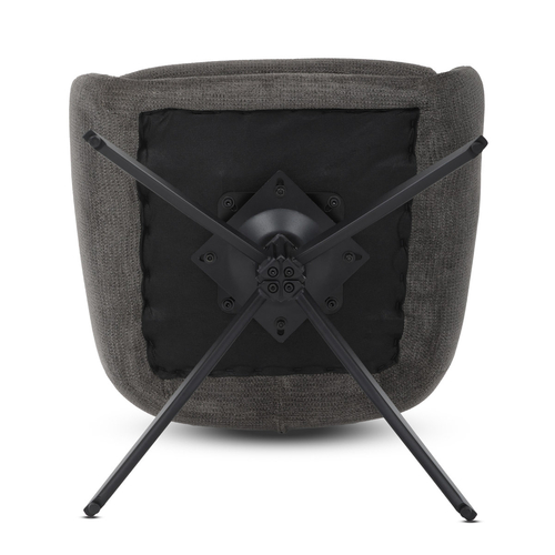 Jídelní židle, šedá, látka, DCH-P3174 GREY2