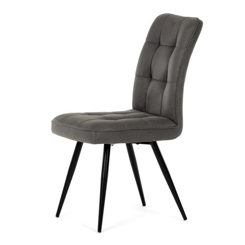 Jídelní židle, šedá, látka vintage, DCL-D1250 GREY3