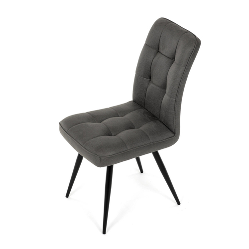 Jídelní židle, šedá, látka vintage, DCL-D1250 GREY3