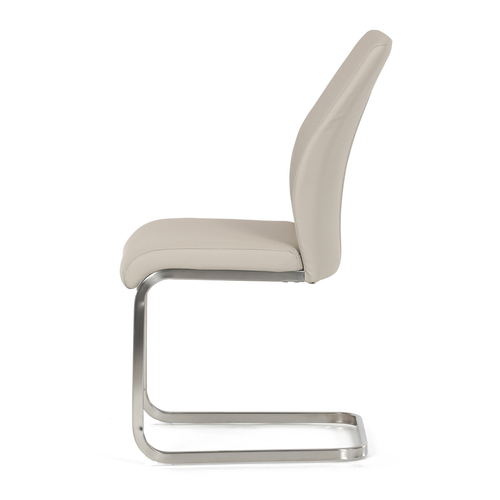 Jídelní židle, krémová, ekokůže, DCL-D1277 CRM