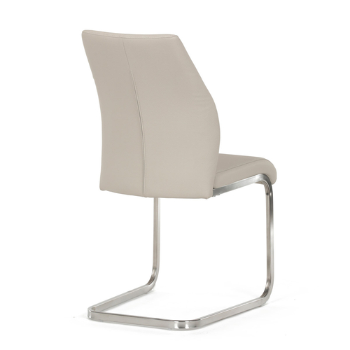 Jídelní židle, krémová, ekokůže, DCL-D1277 CRM