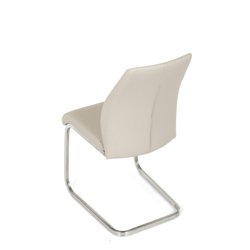 Jídelní židle, krémová, ekokůže, DCL-D1277 CRM