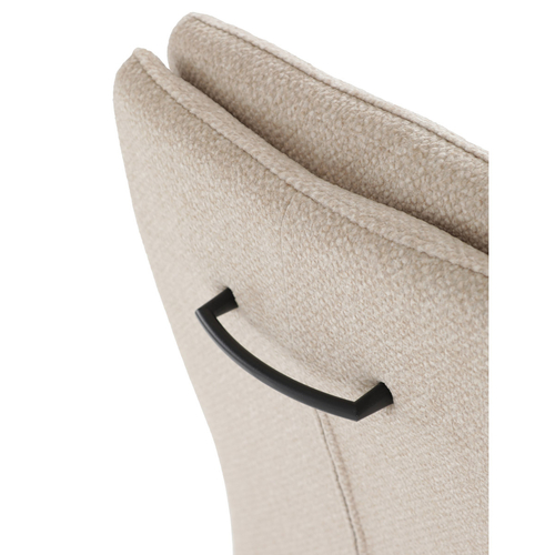 Jídelní židle, béžová, látka, DCL-P3107 CRM2