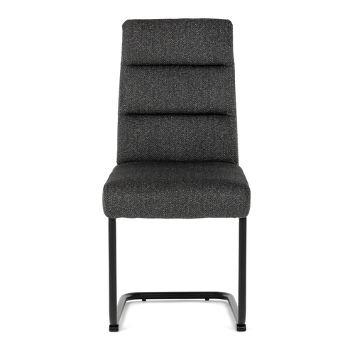Jídelní židle, šedá, látka, DCL-P3107 GREY2