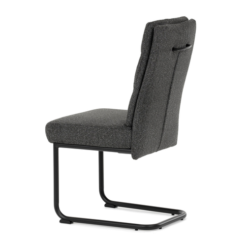 Jídelní židle, šedá, látka, DCL-P3107 GREY2