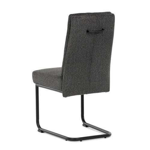 Jídelní židle, šedá, látka, DCL-P3107 GREY2