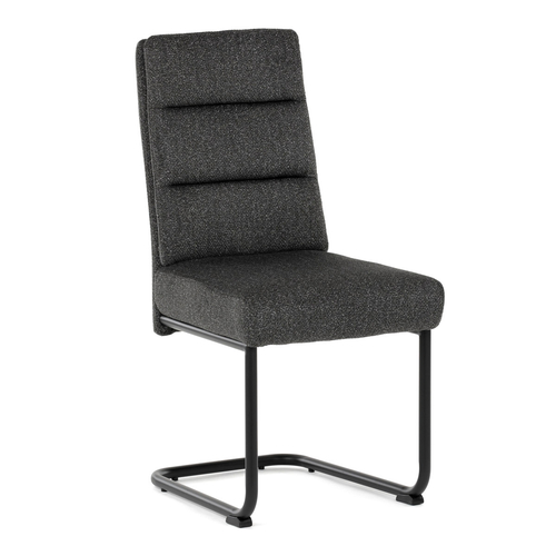 Jídelní židle, šedá, látka, DCL-P3107 GREY2