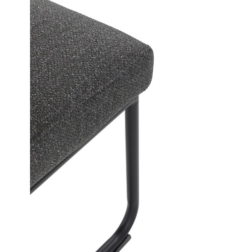Jídelní židle, šedá, látka, DCL-P3107 GREY2