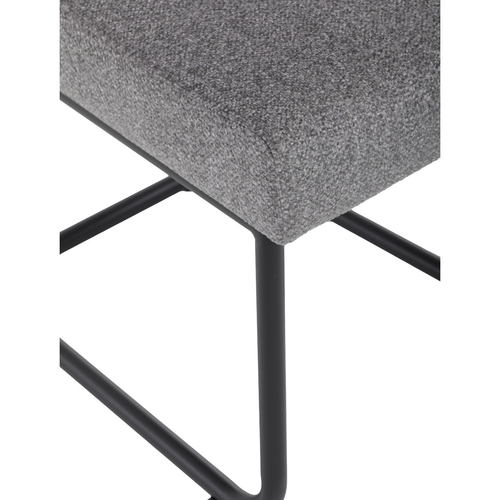Jídelní židle, šedá, látka, DCL-P3107 SIL2