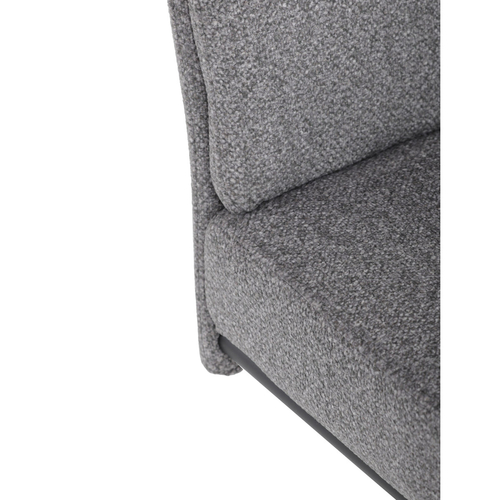 Jídelní židle, šedá, látka, DCL-P3107 SIL2
