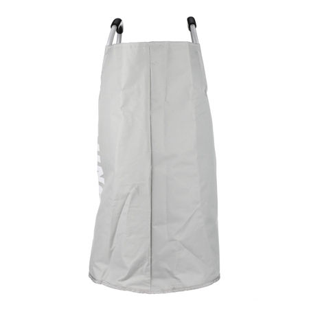 Koš na prádlo plátěný, barva šedivá.