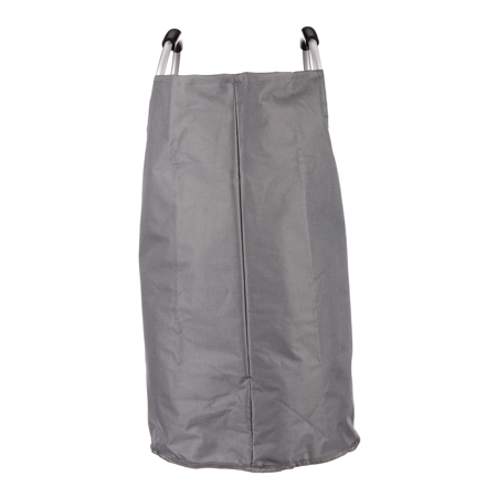 Koš na prádlo plátěný, barva tm.šedivá.