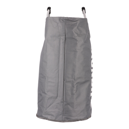 Koš na prádlo plátěný, barva tm.šedivá.