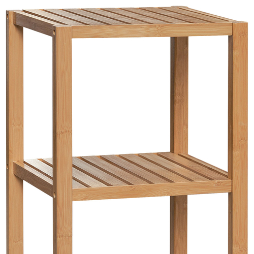 Regál, masiv, hnědá, DR-011-4