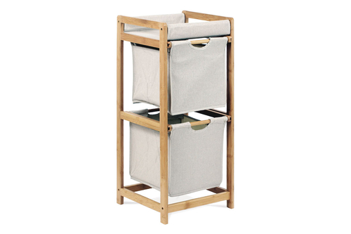 Regál, masiv, šedá, DR-012-2