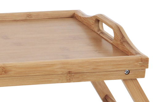 Podnos na nožičkách - bambusový, barva přírodní