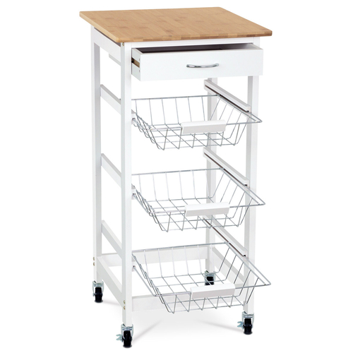 Regál, mdf, bílá, DR-043