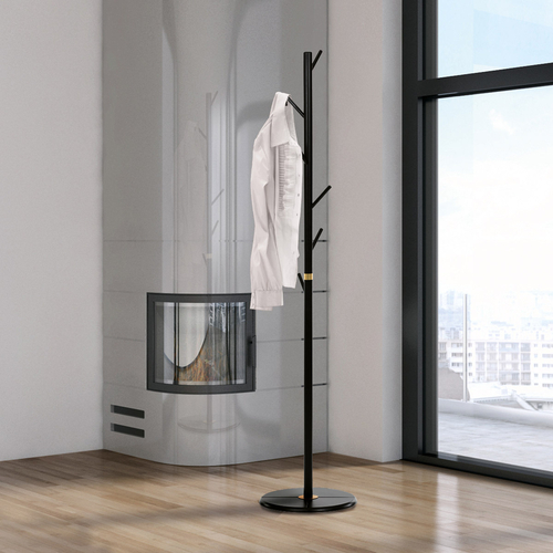 Věšák, masiv, černá, DR-N1006 BK