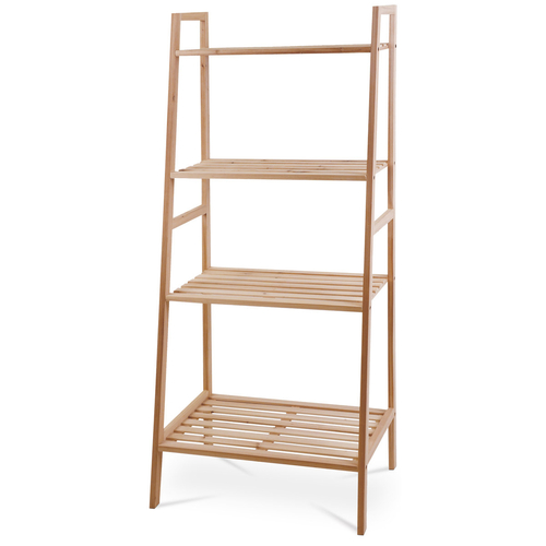 Regál, dřevo, přírodní, DR-N133 NAT