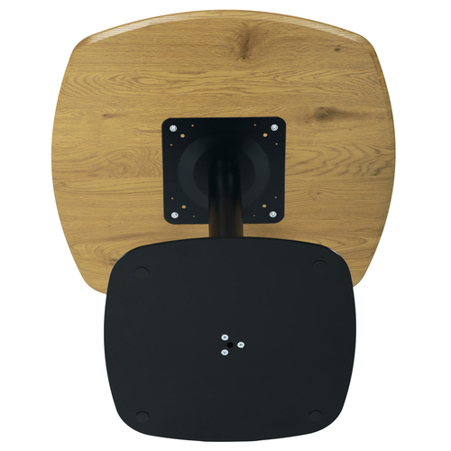 Jídelní stůl 80x80cm, mdf, dub, DT-X7117 OAK