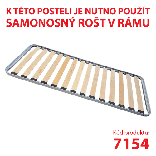 Multifunkční postel 90x200 MICHIGAN dub