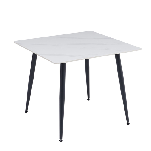 Jídelní stůl ADRIA 70x70 bílý mramor