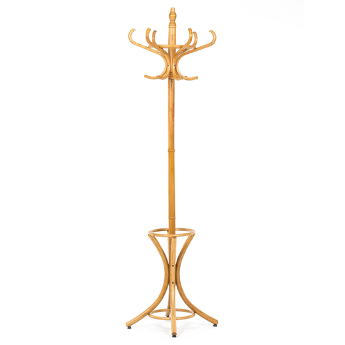 Věšák, masiv, hnědá, F-2059 OAK