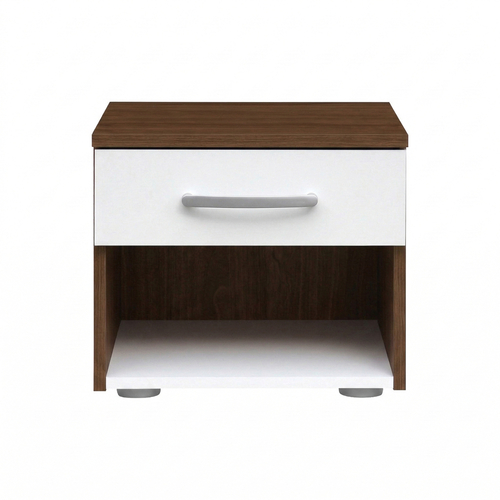 Noční stolek 60140 ořech/bílá