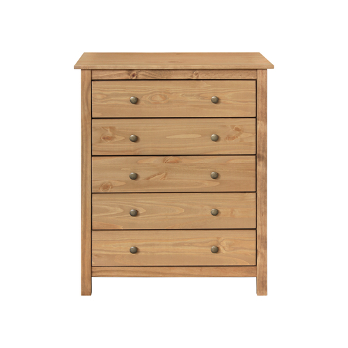 Komoda 5 zásuvek TORINO vosk