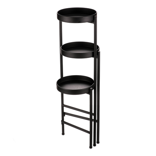 Stojan na květiny - 3 patrový, kovový