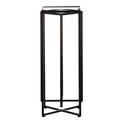 Stojan na květiny -  kovové rámy, skleněná deska, cena za sadu 2 ks