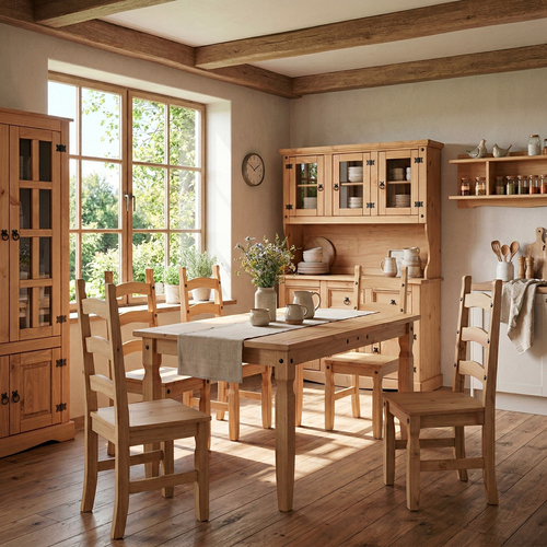 Komoda 2 dveře + 5 zásuvek CORONA vosk