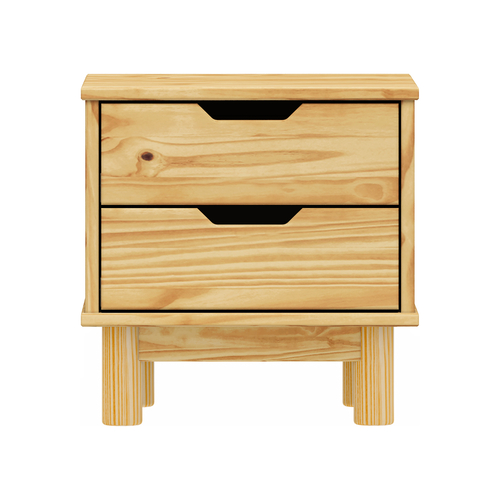 Noční stolek 2 zásuvky BONITO 2 lak