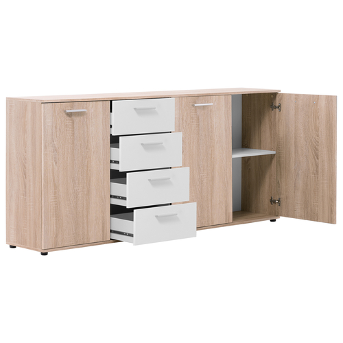 Komoda LUND 52 dub/bílá