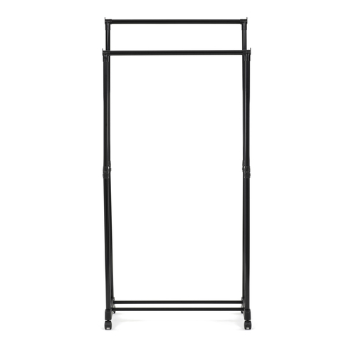 Stojan na šaty, kov, černá, GD-164 BK