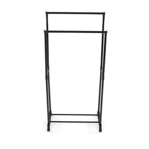 Stojan na šaty, kov, černá, GD-164 BK