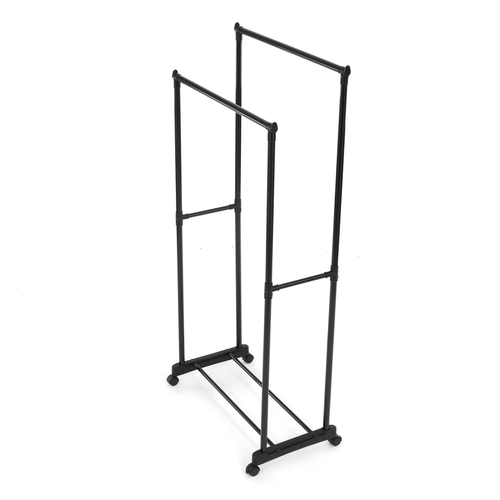 Stojan na šaty, kov, černá, GD-164 BK