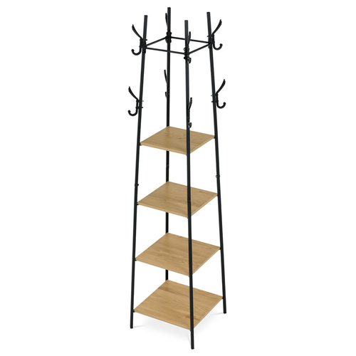 Věšák, mdf, přírodní, GD-170 OAK