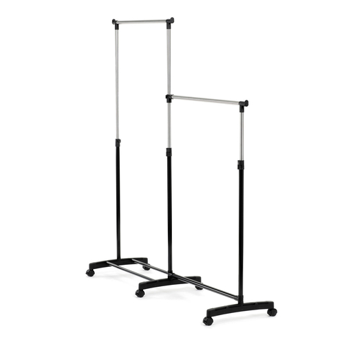Stojan na šaty, plast, černá, GD-174 BK