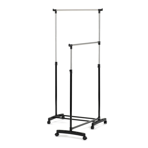 Stojan na šaty, plast, černá, GD-174 BK