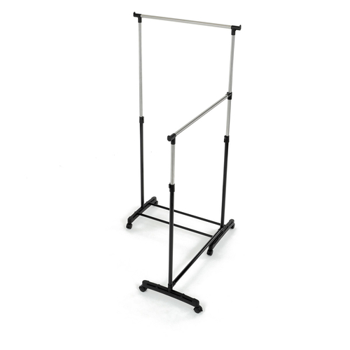 Stojan na šaty, plast, černá, GD-174 BK