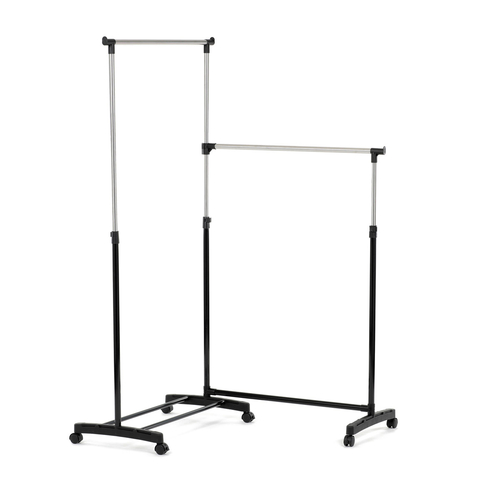 Stojan na šaty, plast, černá, GD-174 BK