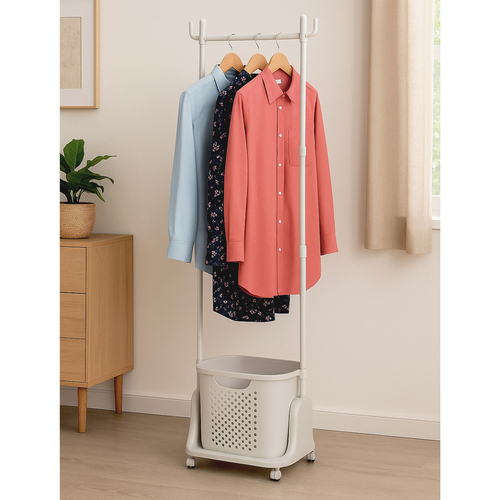 Věšák, plast, bílá, GD-186 BGE