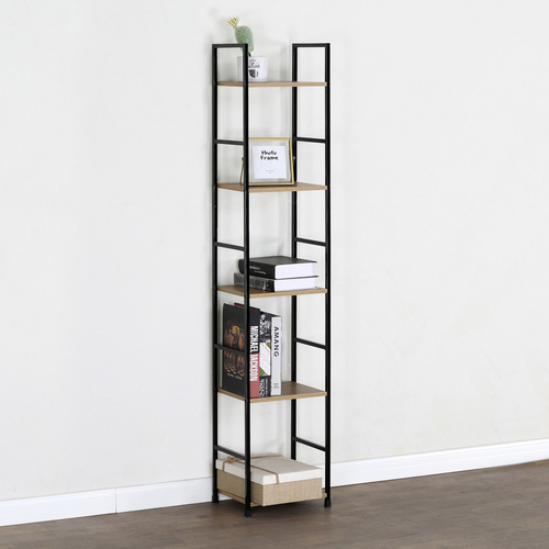 Regál, mdf, hnědá, GD-215 OAK